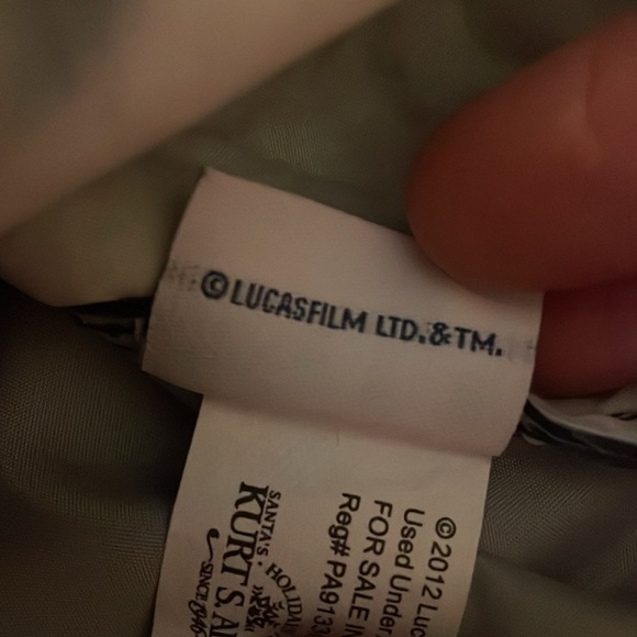 STAR WARS DARTH VADER Kurt Adler Christmas Stocking 2012 EUC LucasFilm black - Picture 9 of 9